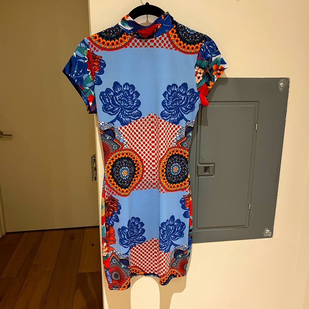 Open back / backless mini dress